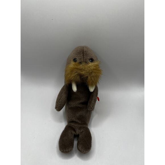 TY Beanie Baby Babies Stuffed Animal Plush Walrus Jolly 1996 - Picture 7 of 8